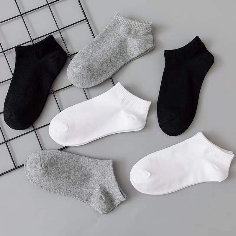 Men's Spring and Summer Black Low-Cut Ankle Socks, Odor-Resistant, Sweat-Absorbing, Sports, Business, Invisible Socks, Trendy Thin Non-Slip Socks 3