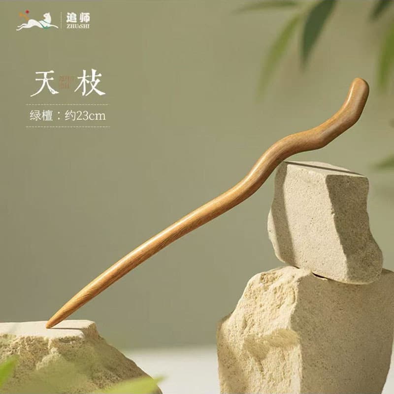 (23cm) new green sandalwood-----Tianzhi