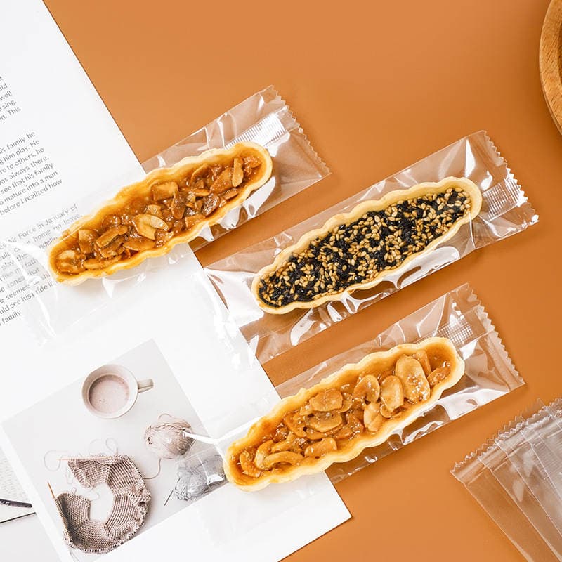 Glutinous Rice Boat Packaging Bag Caramel Almond Crisp Windproof Forest Lollipop Disposable Small Boat Pastry Machine-Sealed Bag New Model 4
