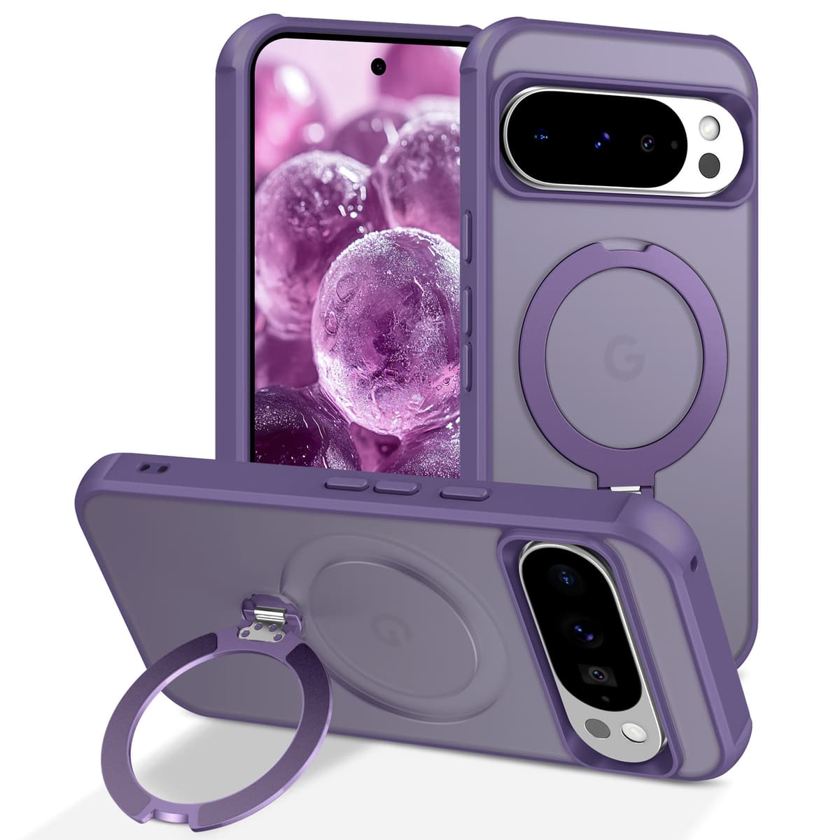 Dark purple [360 fulcrum magnetic stand]