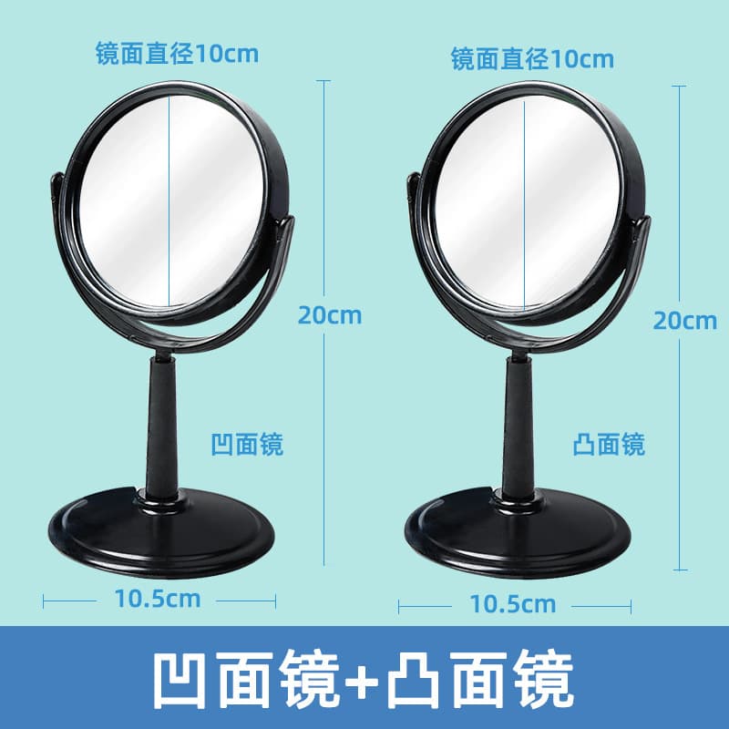 Concave mirror + convex mirror