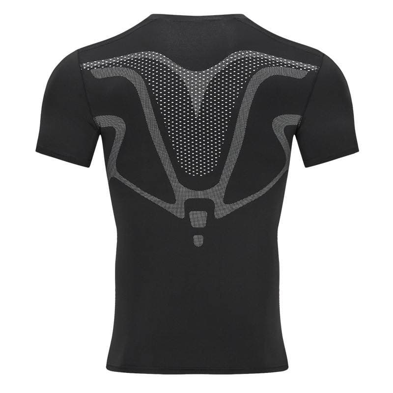 New Summer Breathable Sports T-Shirt for Men, Quick-Drying Short-Sleeved Custom-Made Casual Fitness Quick-Drying Clothing for Men, Outdoor Mountaineering 2