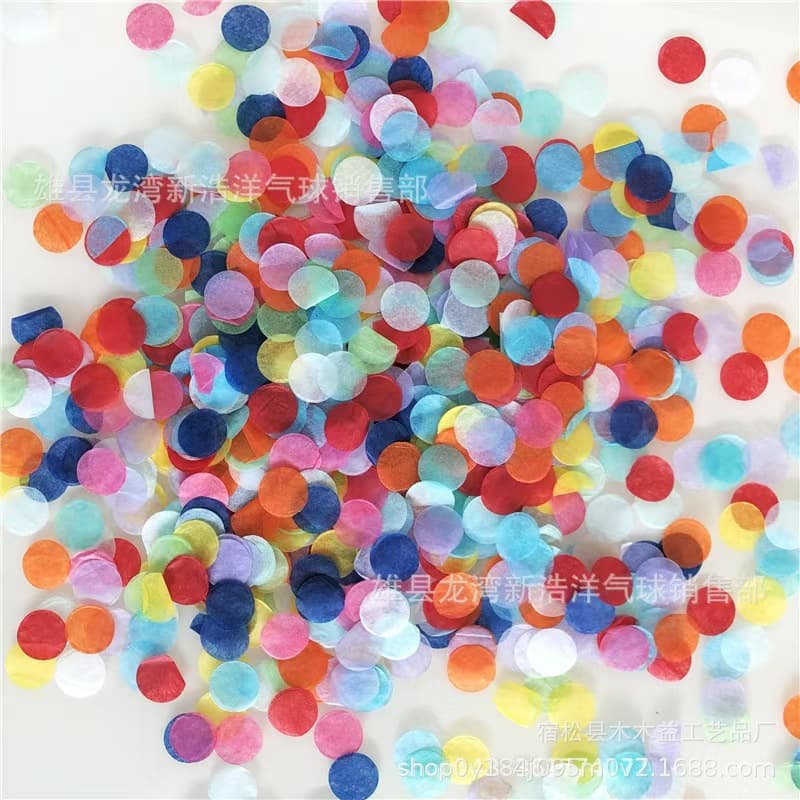 Colored paper discs (multi-color mixed)