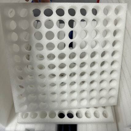 White, Black, Red Pearl Cotton Foam Turnover Tray, Atomized Oil Cotton, Customizable Packaging Available 1