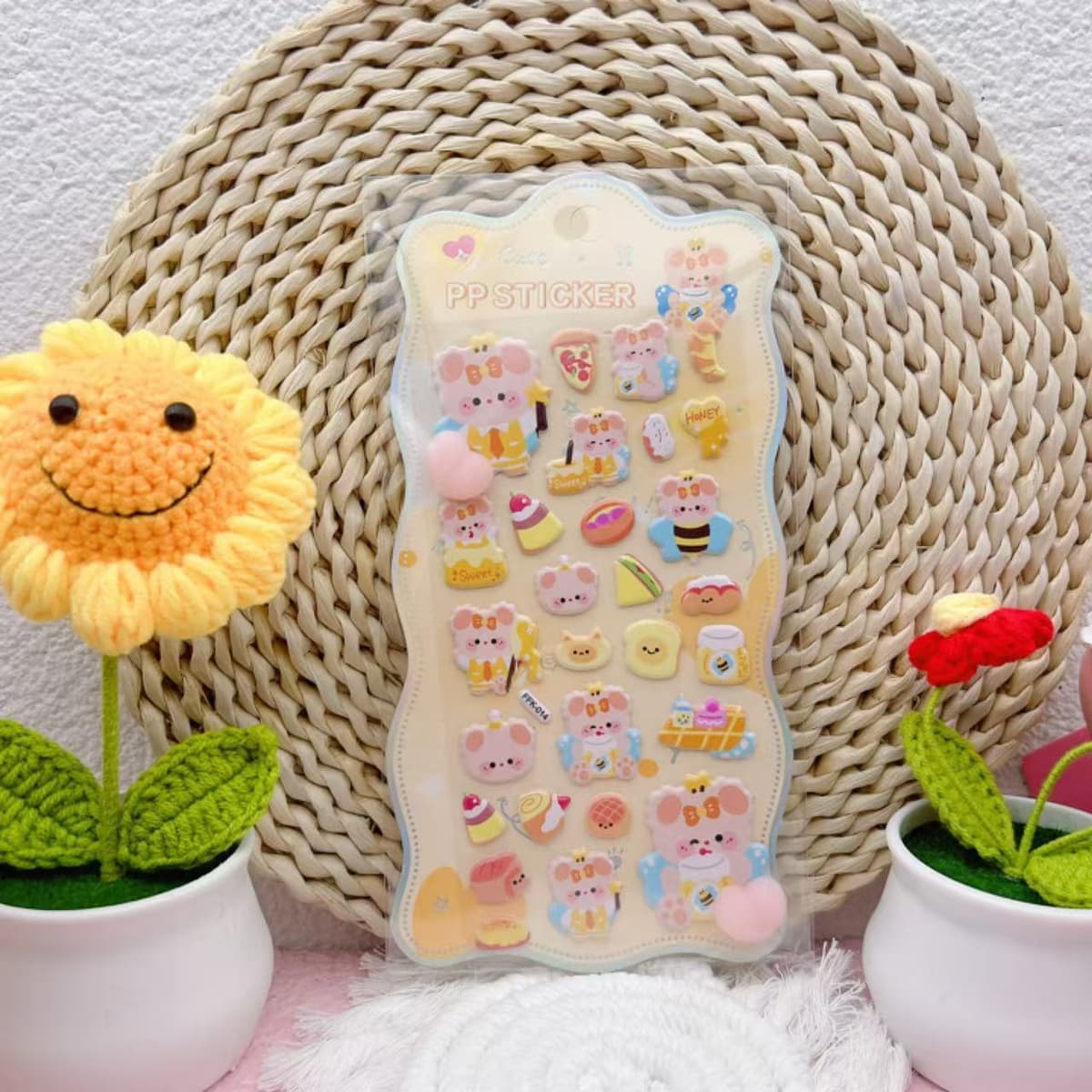 Butt sticker pinch fun 14 little yellow bears