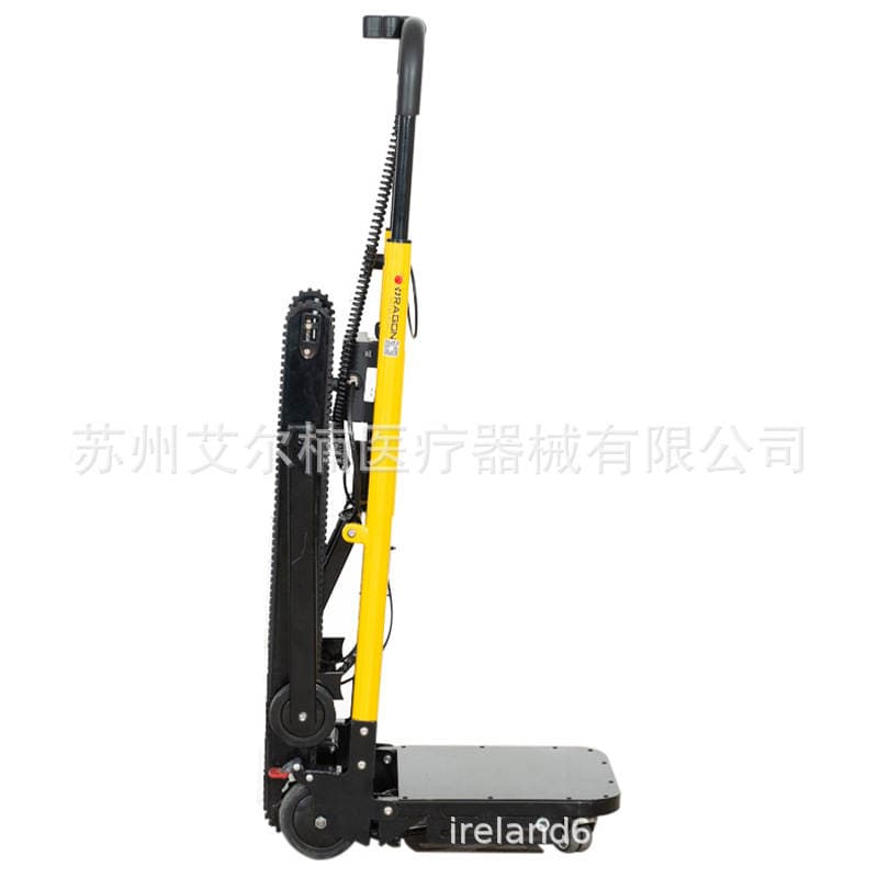Crawler-Type Electric Stair-Climbing Machine, a Magic Tool for Transporting Goods up and down Stairs, High-Load-Capacity Cart for Moving Cement on Construction Sites 4