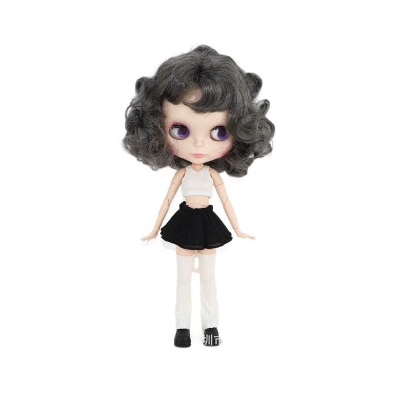 Manufacturer Wholesale Blythe Doll Clothes Ob22 Ob24 Azone Body 19 Joint Body Over-The-Knee Socks Knitted Sock Covers 5