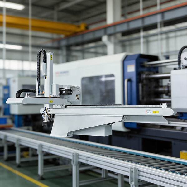 Automated Single-Axis Servo Horizontal Manipulator for Injection Molding, Intelligent Loading and Unloading Injection Molding Machine Arm, In-Stock Factory