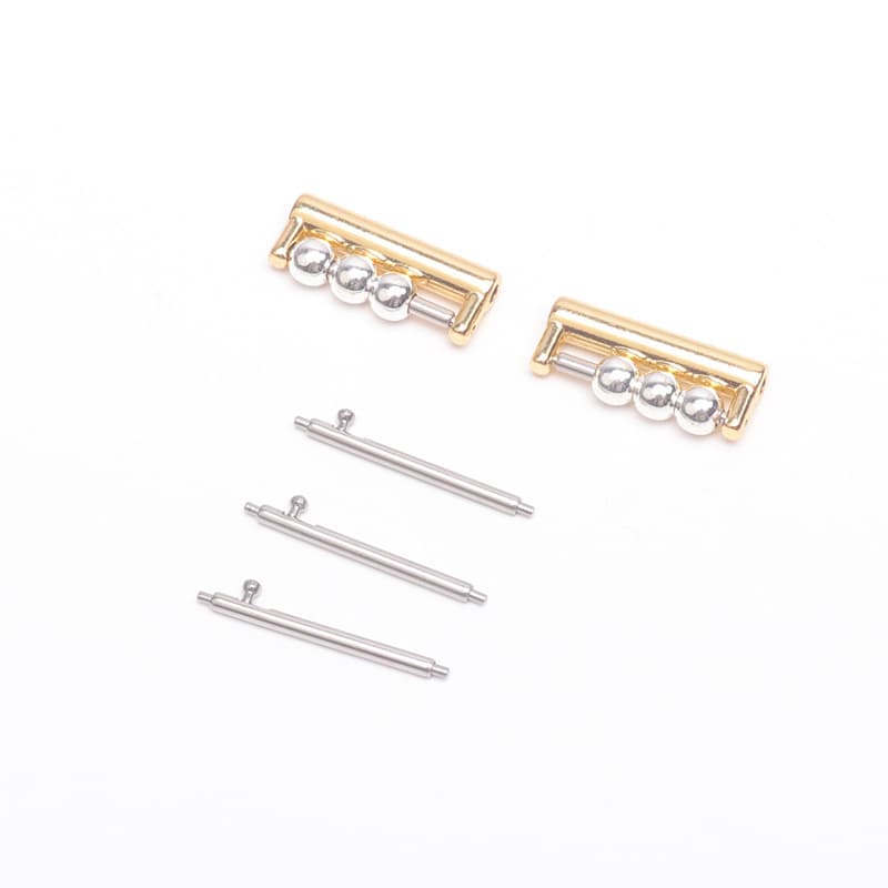[raw ear model] gold-3 beads