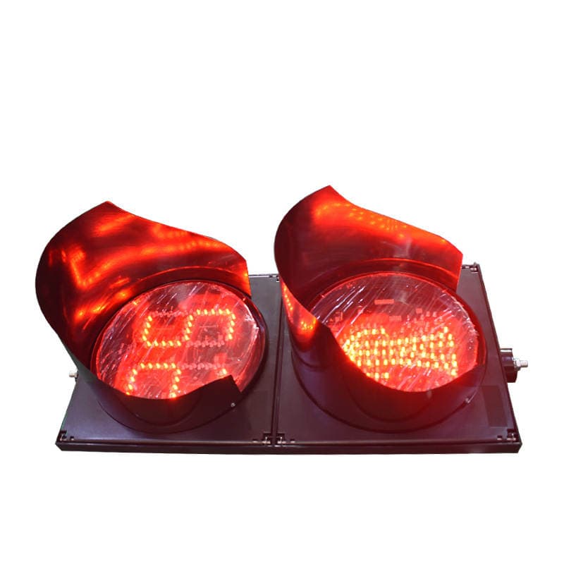 Type 300 Crossbar Lights with Countdown LED Red and Green Personwalker Lights Upper Digital Display Red and Green Two-in-one 2