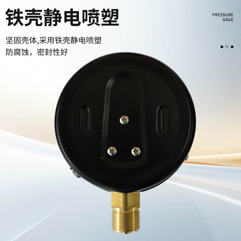 Stainless Steel Pressure Gauge Y-100 for Water Pressure, Air Pressure, Boiler, Water Pump, Chemical Pipeline, and Stainless Steel Vacuum Pressure Gauge 4