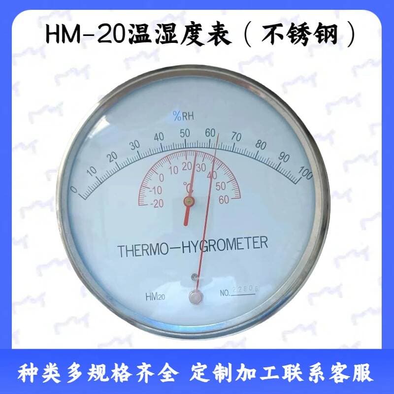 Shanghai Meteorological Hm-10 Hair-Type Temperature and Humidity Meter Warehouse Laboratory Temperature and Humidity Meter 3