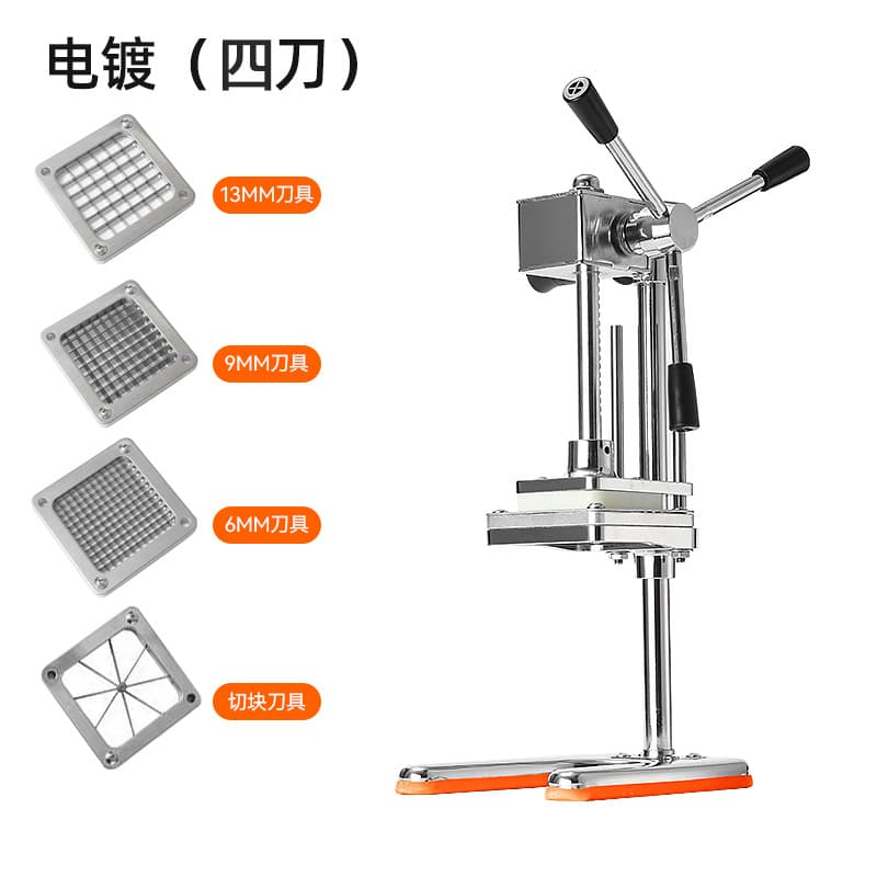 Four-knife electroplating