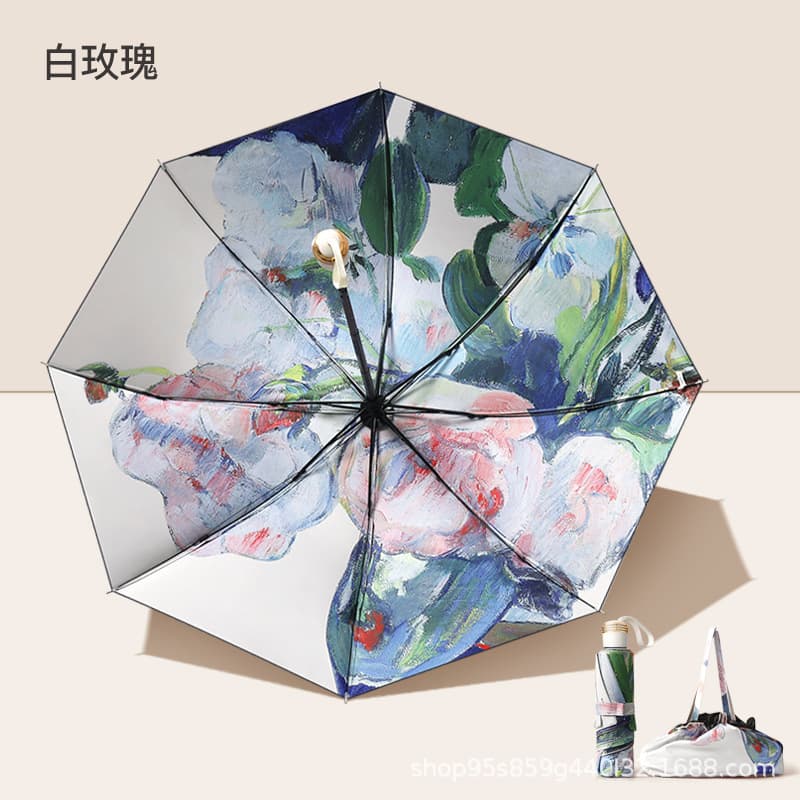 70% off double-sided double flower [white rose]