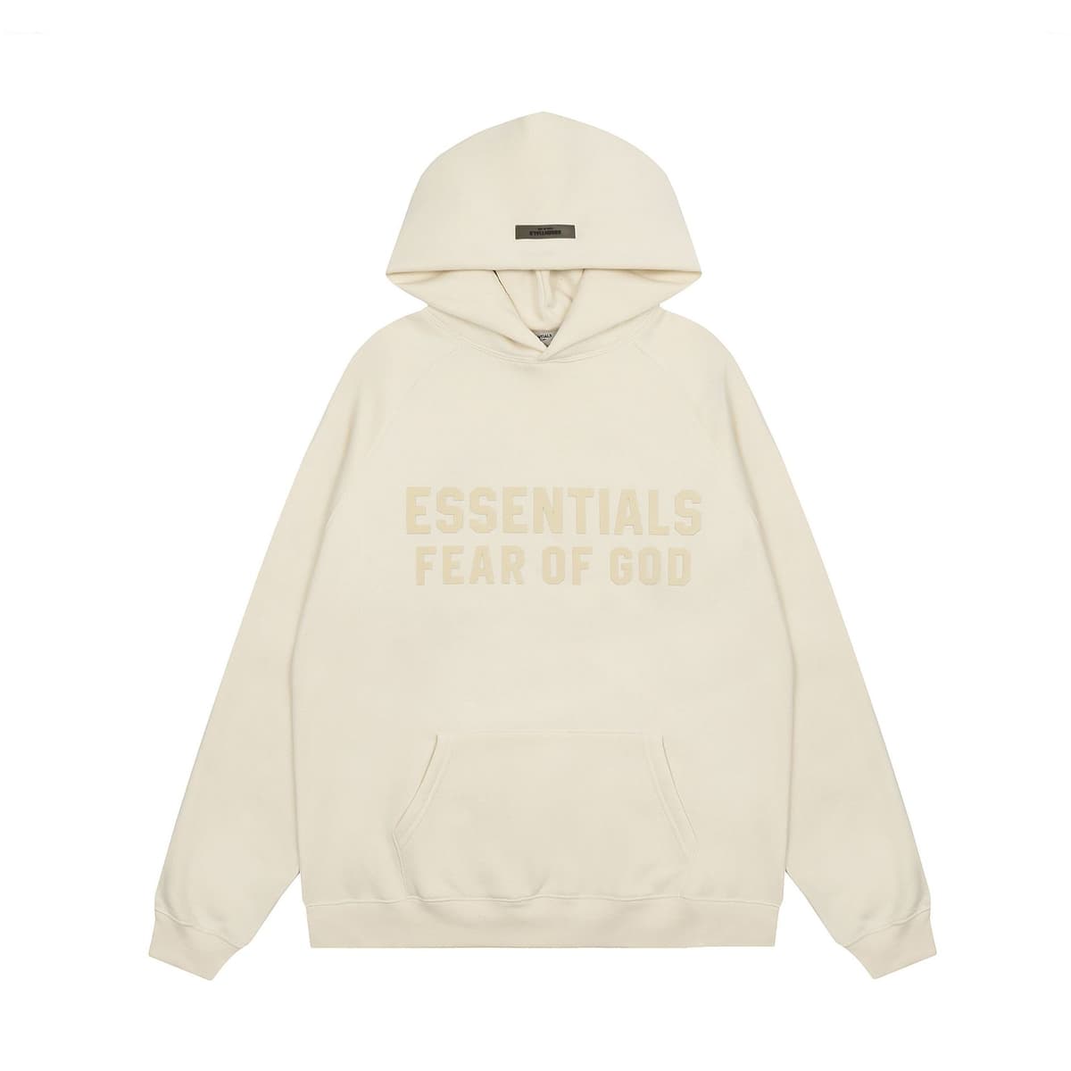 Flocking Sweatshirt Creamy White