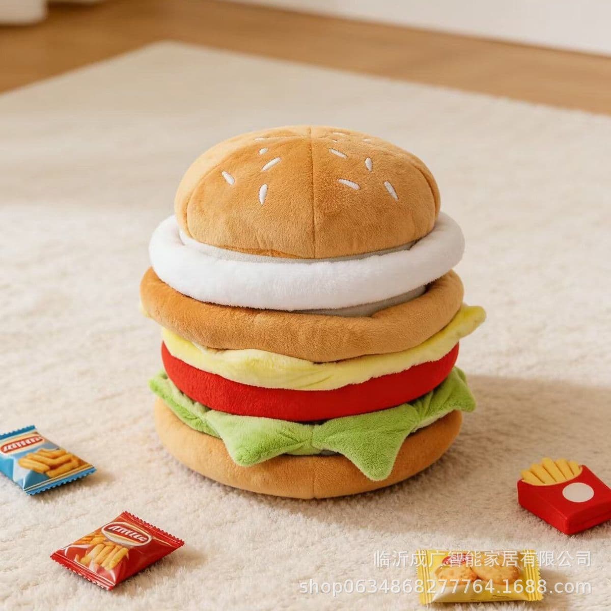 Storage burger stool