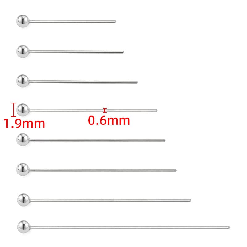 Steel color ball needle