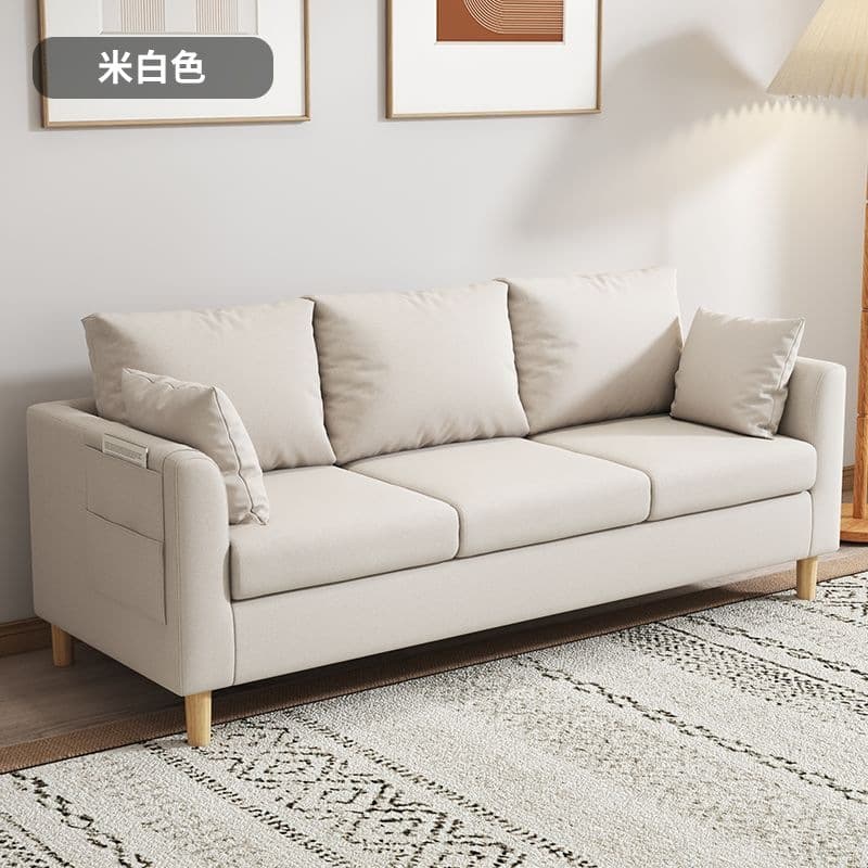 Off-white [snowflake velvet + free pillow]