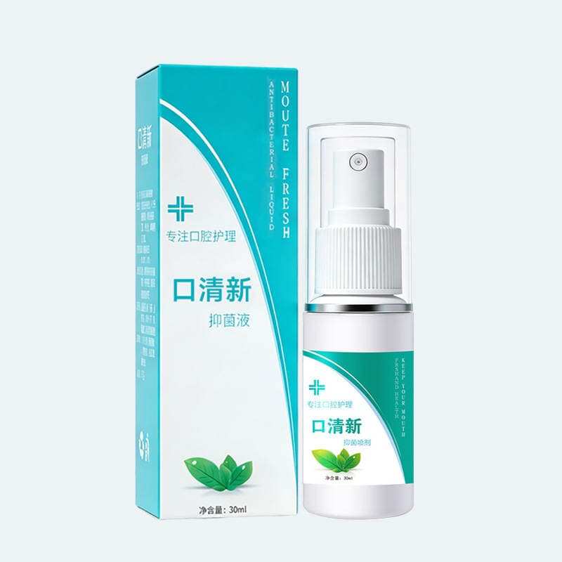 Kişilər üçün portativ 30 ml antibakterial ağız spreyi, nəfəs təravətləndirici 5