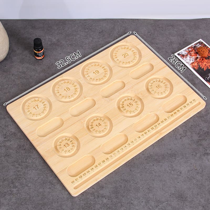 Eight-hand design plate large size