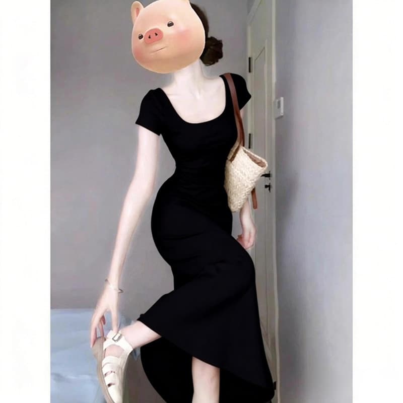 Black [long style]