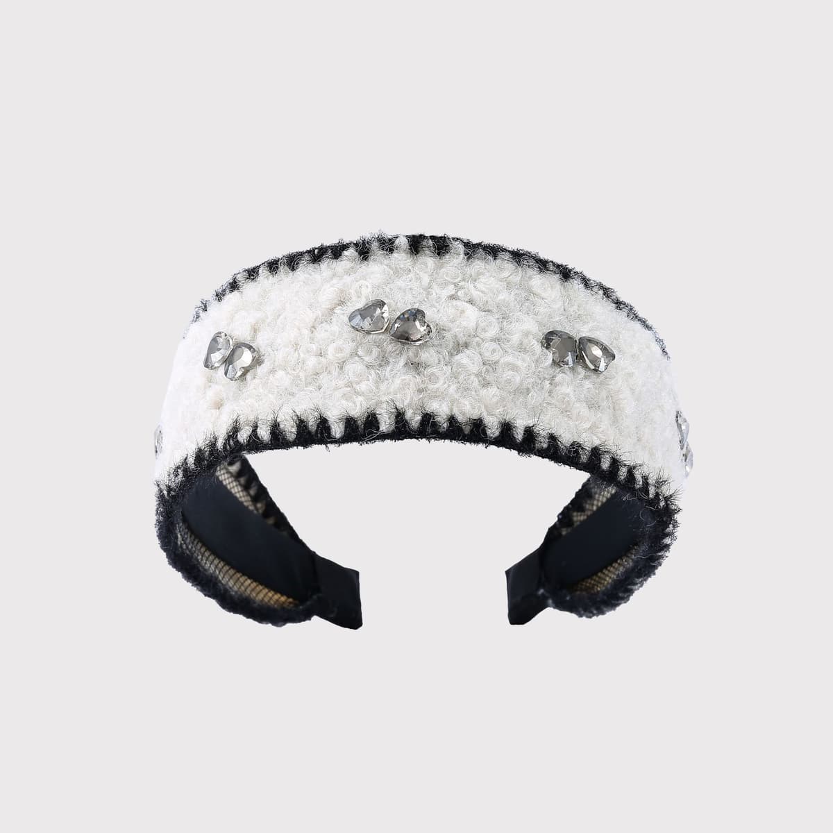 Premium diamond plush headband