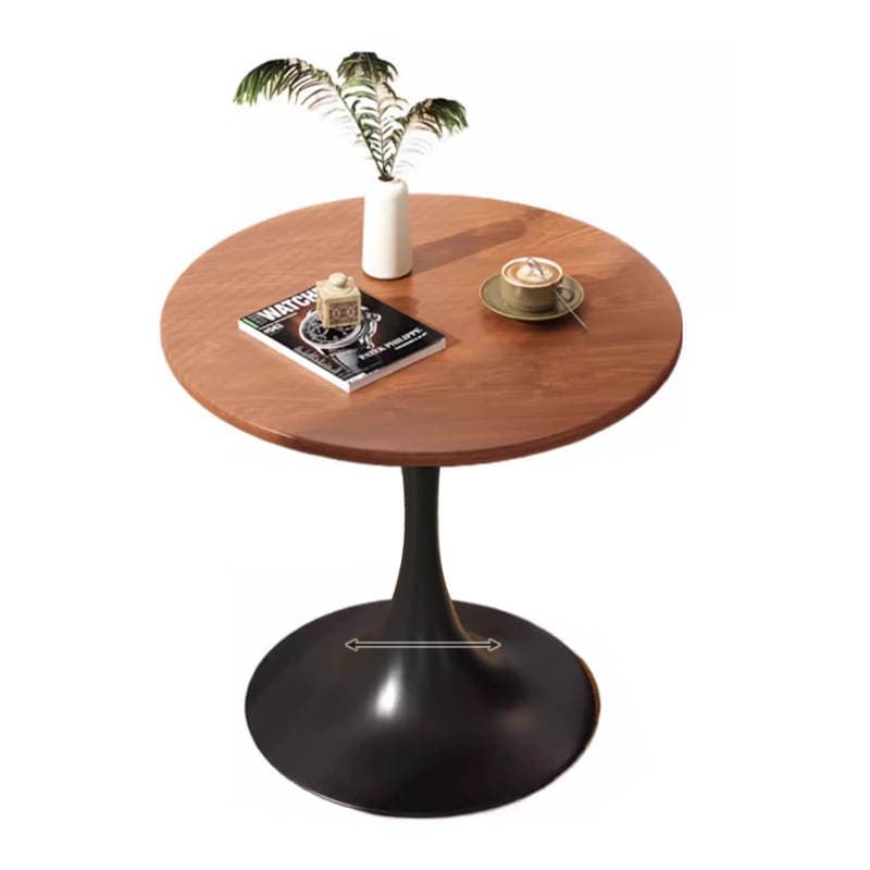 Tulip Round Table Small Apartment Home Balcony Round Dining Table Coffee Table Negotiation Table Reception Coffee Table Side Table 5
