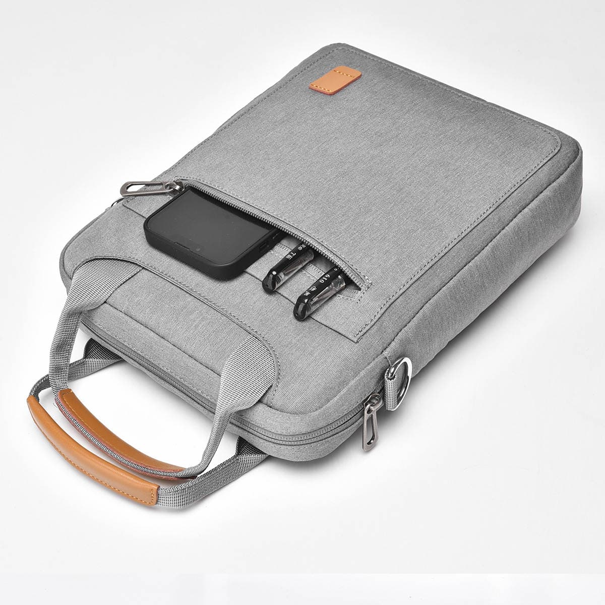 Cross-border tablet storage bag 11-13 inch lightweight portable ipad liner bag large capacity portable Messenger computer bag 3