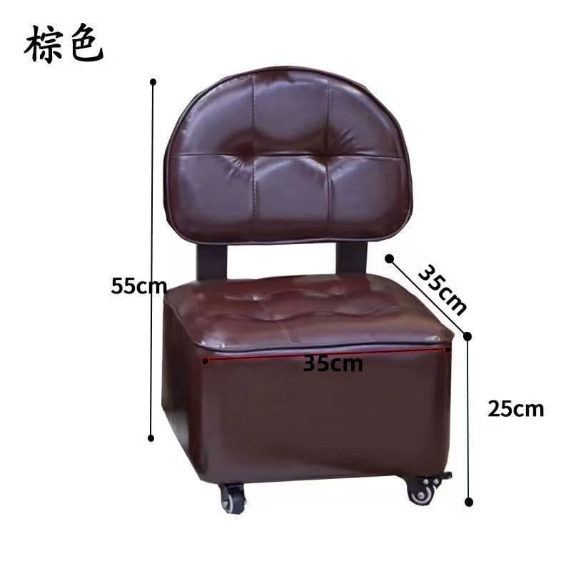 Brown - leather backrest - all in stock - fast delivery - good quality