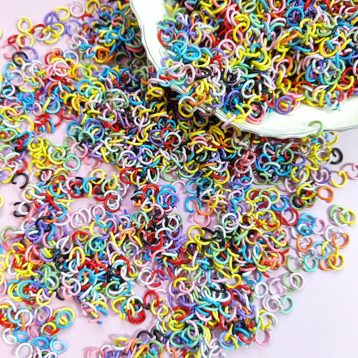 Mixed color open ring