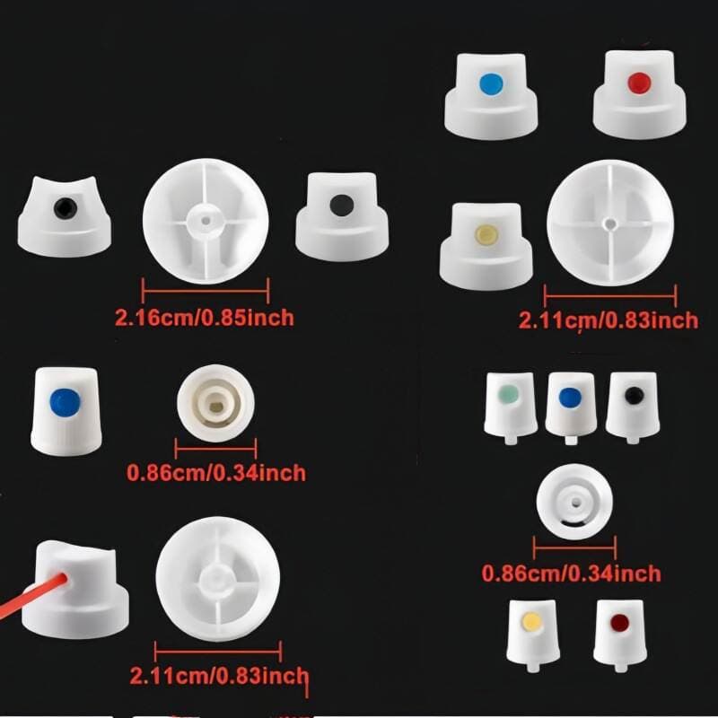 Aerosol Female Valve Nozzle, Female Valve Interface, Aerosol Valve Replacement Female Valve Nozzle for Spray Paint 3