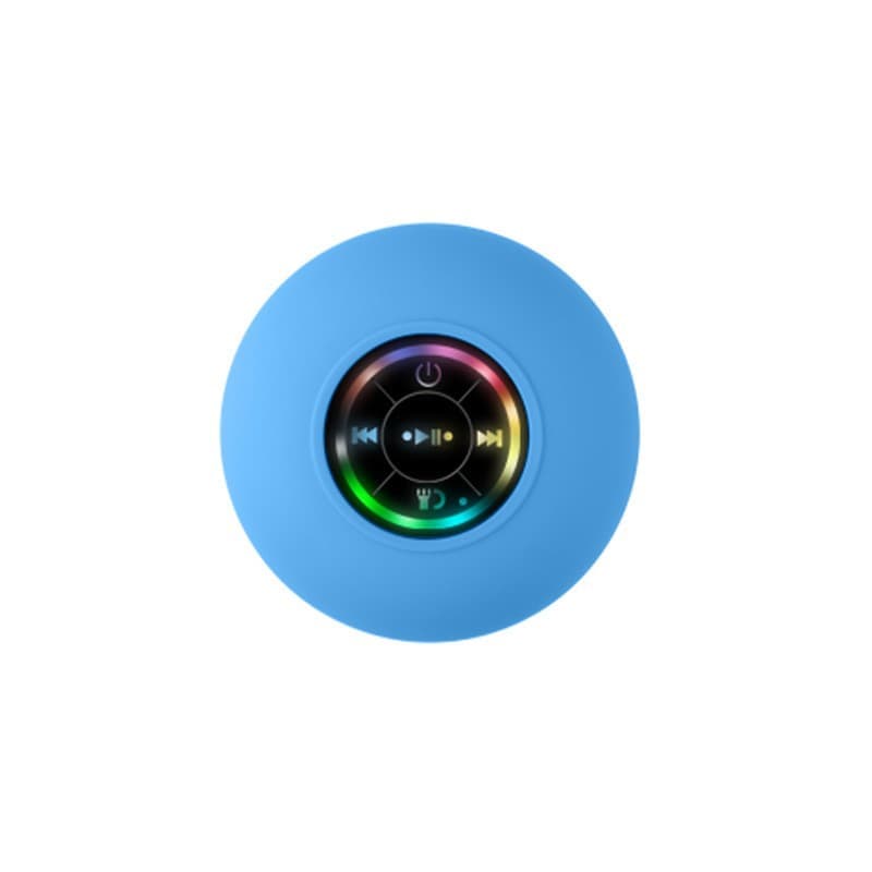 Blue waterproof bluetooth speaker