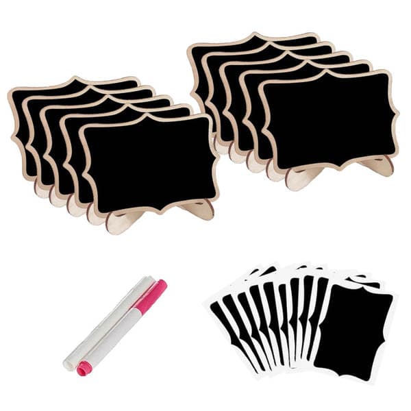 Directly Supplied from the Manufacturer, New Cross-Border Products in Stock, Creative Small Blackboard Message Wooden Crafts, Head-Shaped Carved Ornaments, Message Board
