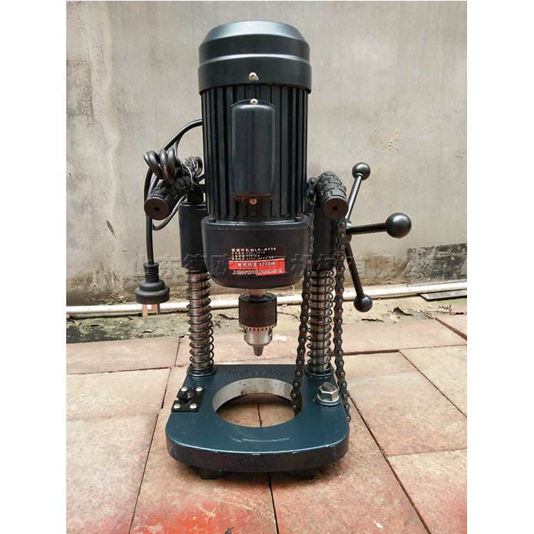 Small fire pipe drilling semi-automatic metal pipe drilling machine electric hydraulic steel plate drilling machine 1
