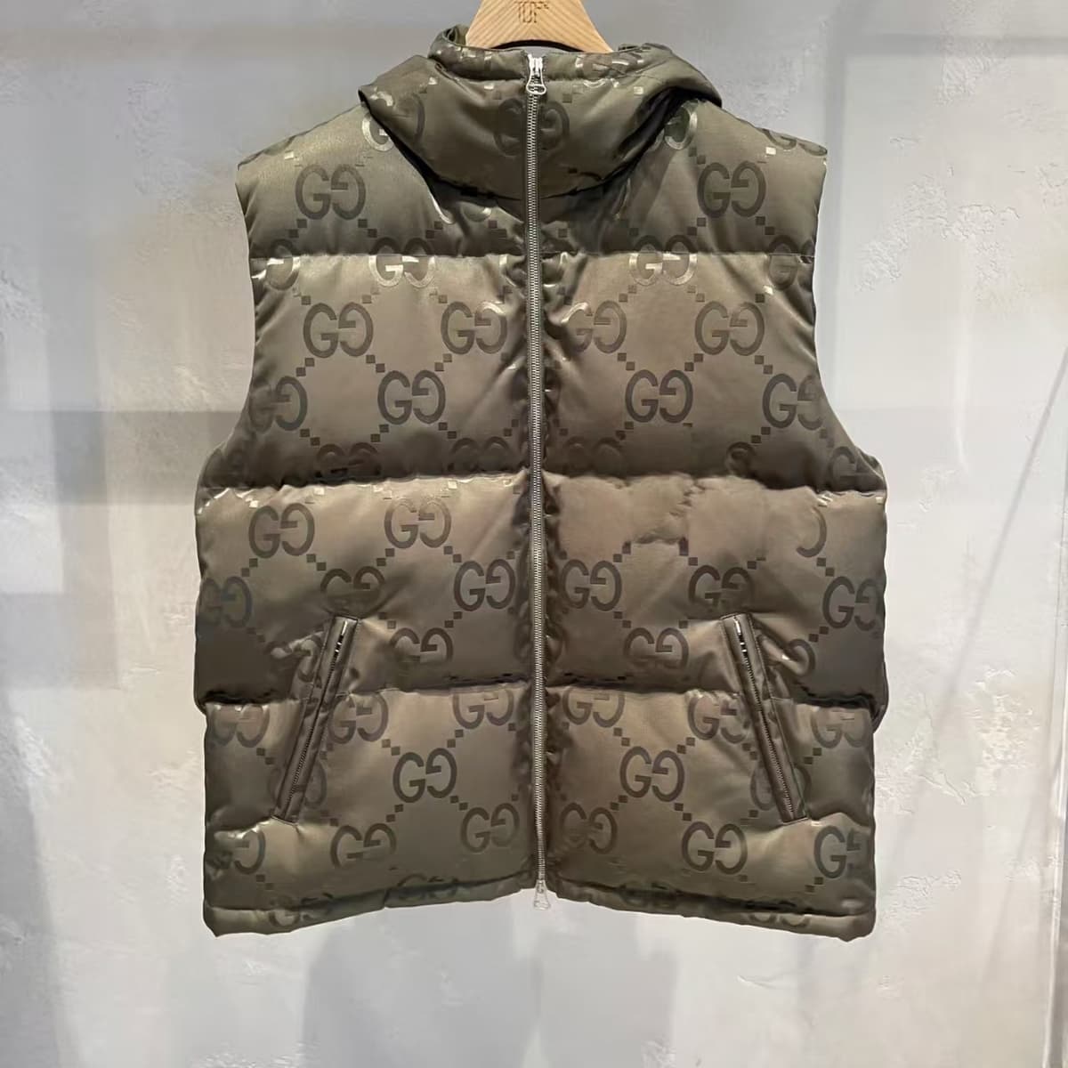 Dark brown vest