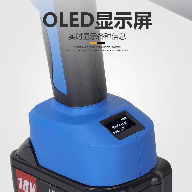 Electric hydraulic pliers portable EBS-400 digital display continuous crimping multifunctional rechargeable terminal crimping pliers 4