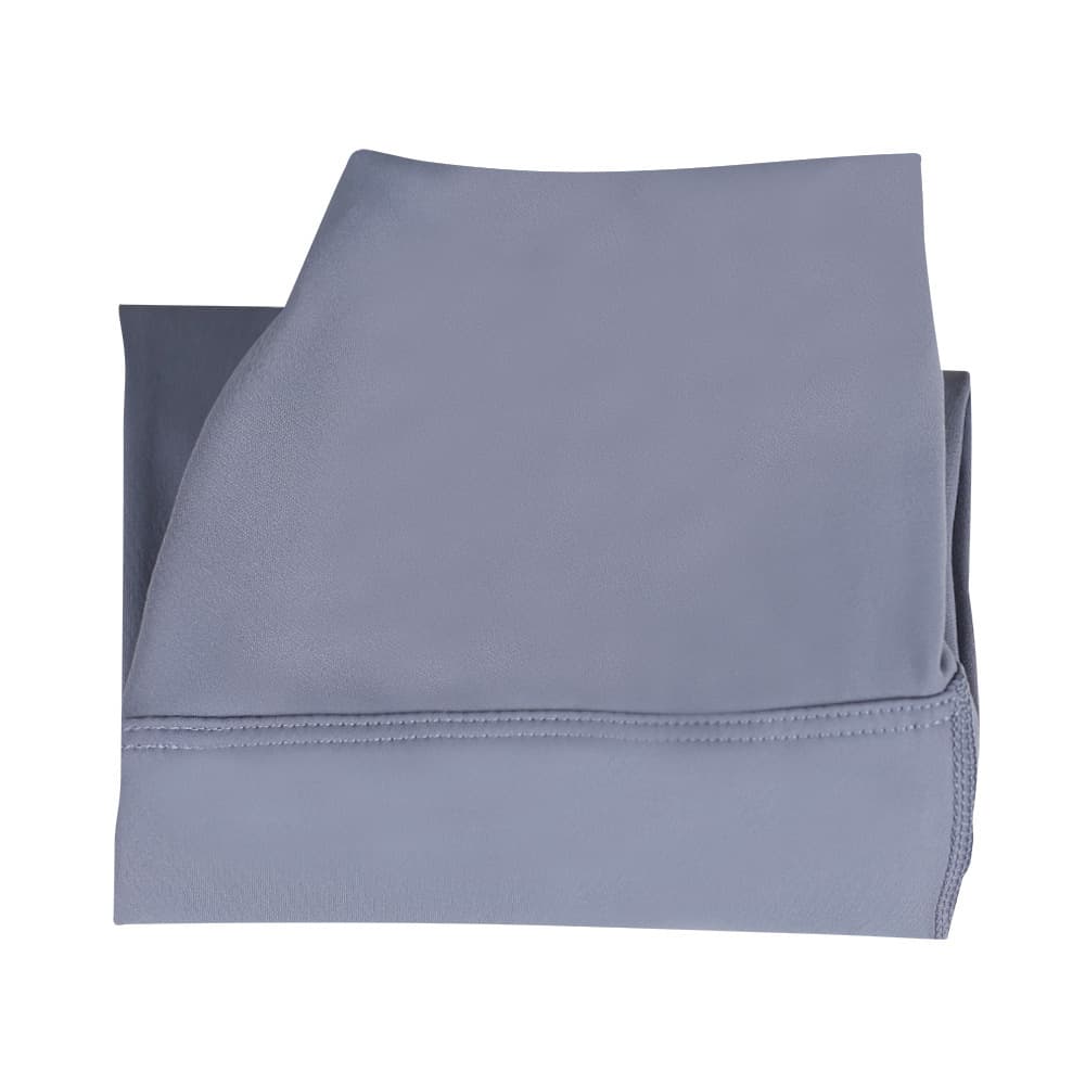 Blue and gray no awkward line nine-point pants