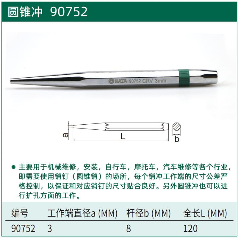 90752 punch 3mm