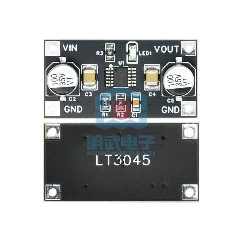 LT3045 aşağı səs-küylü xətti gərginlik tənzimləyicisi, 3.3V/5V, RF güc modulu 2