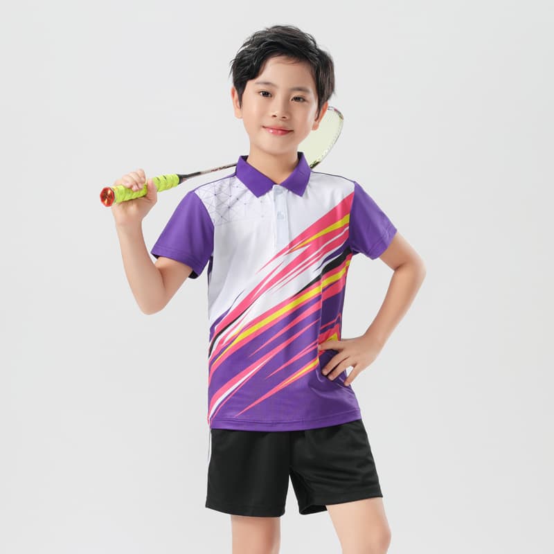 Children 6901 purple +501 white pants (pants default one yard smaller)