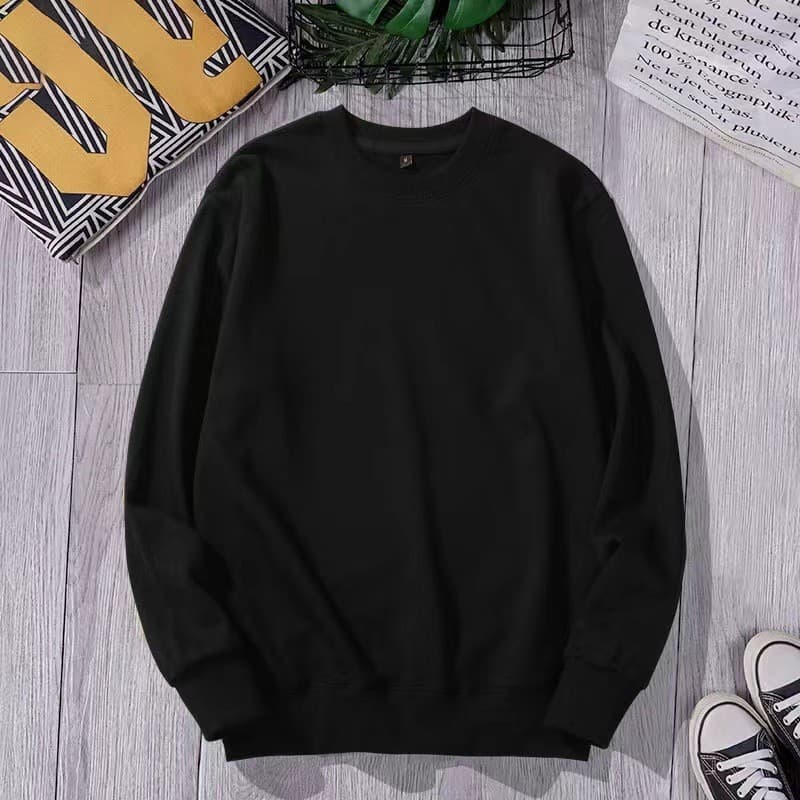 black sweater