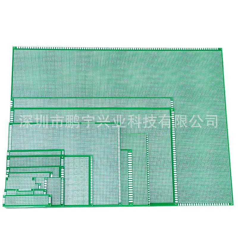 Pcb Universal Board Fiberglass Student Welding Experiment Board 9*15*20*30*40 Single-Sided Green Oil Spray Tin Hole Board 5