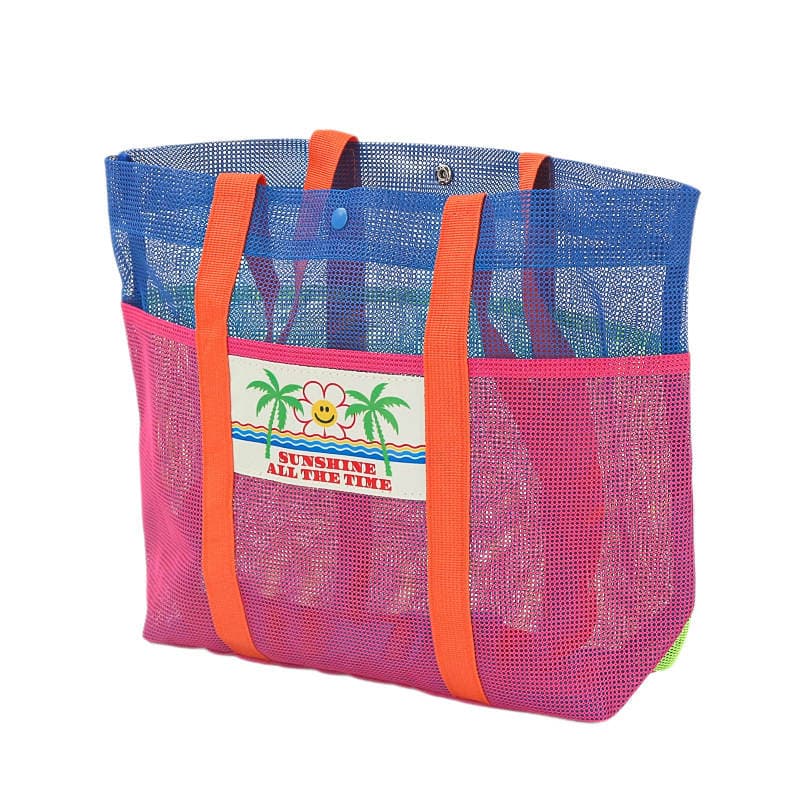 Ready-Stock Mesh Beach Bag, Large Capacity, Children's Toy Storage, Portable Swimming Bag, Beach Water World Storage Bag 5