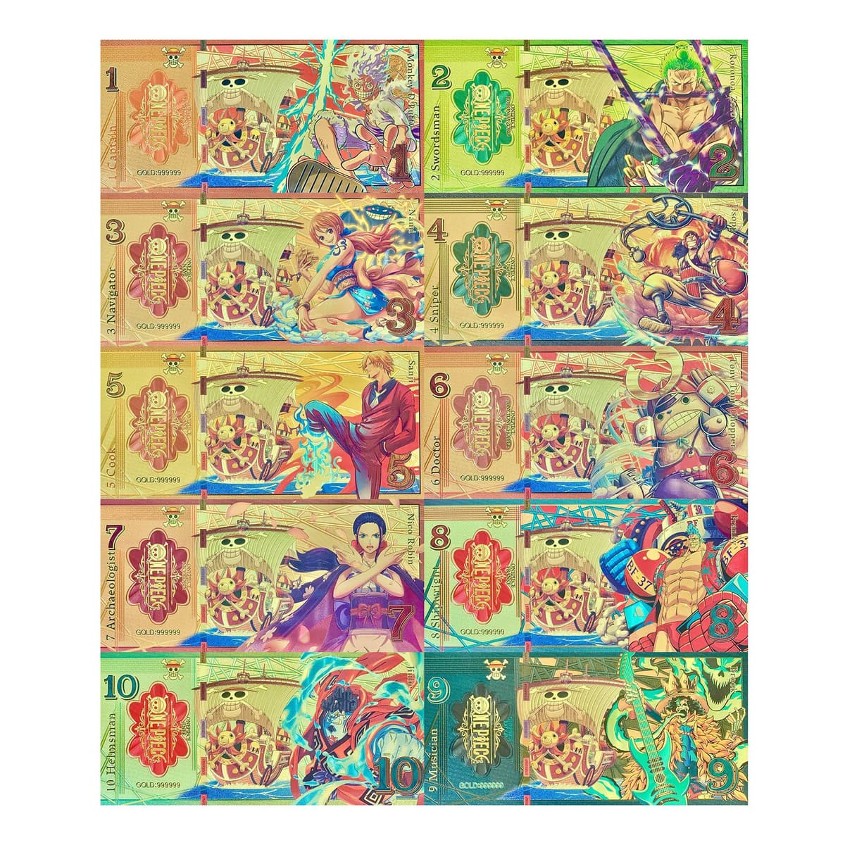 One piece 10 photos