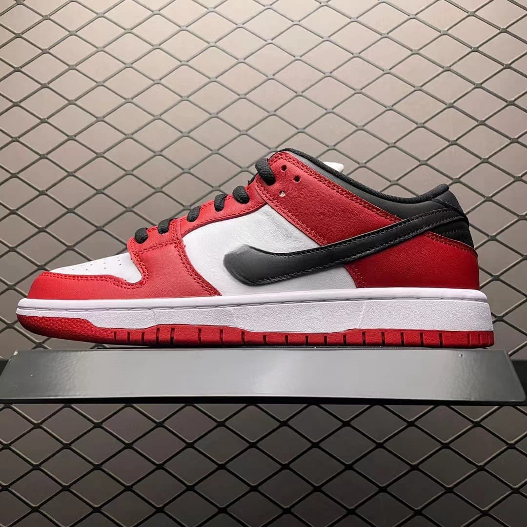 Dunk white red