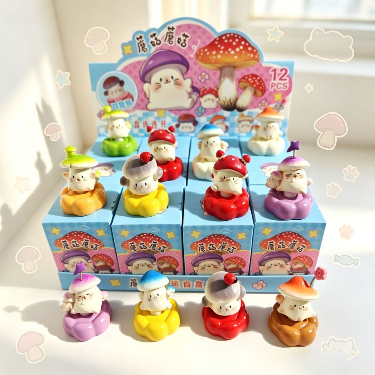 Mushroom mushroom spin blind box [12/box]