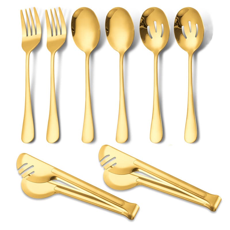 [gold 8-piece set] with semi-circle clip
