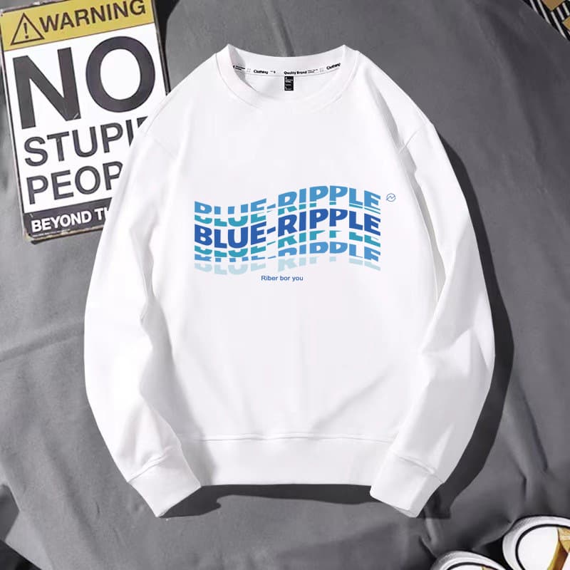 Sweat White Slant Letters