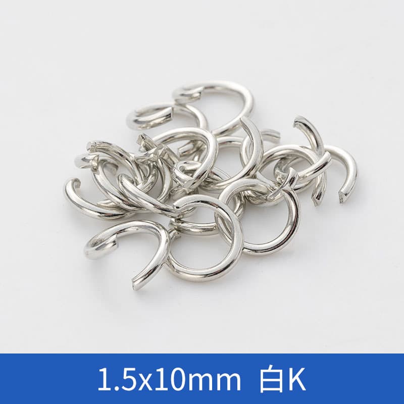 1.5*10mm nickel-free white k [100]