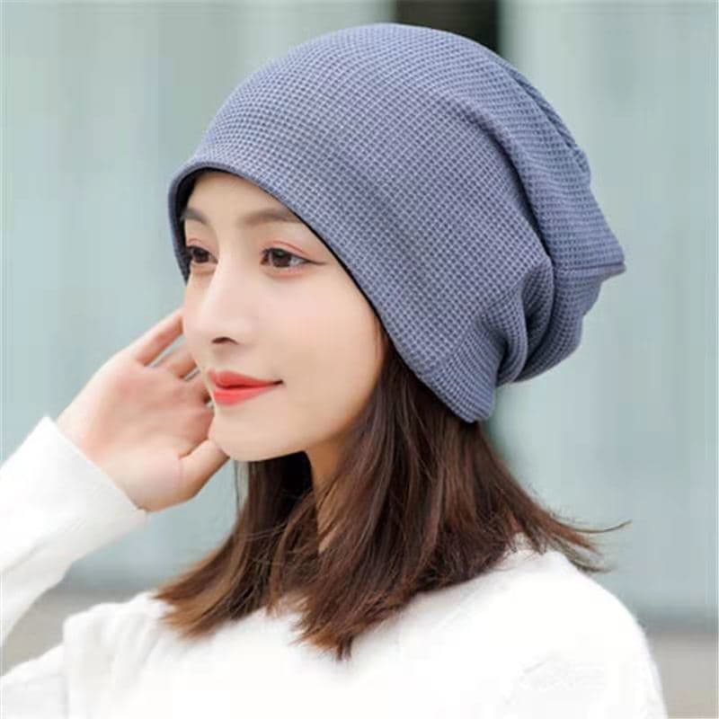 Blue-wool mesh Baotou cap